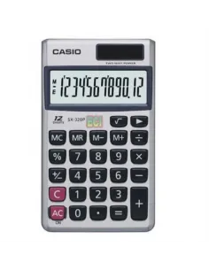 CALC. CASIO BOLSILLO SX-320P 12 DIGITOS