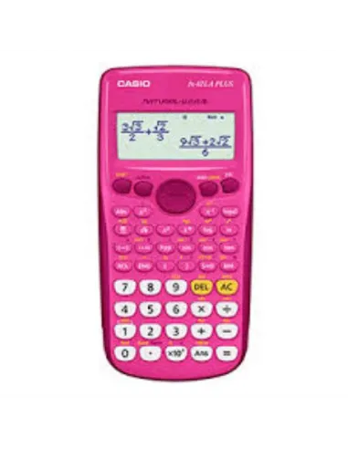 CALC. CASIO CIENTIFICA FX-82 LA PLUS ROSADO