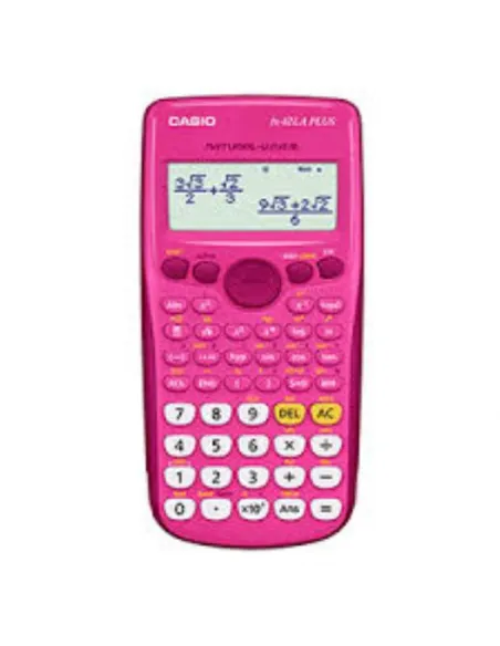 CALC. CASIO CIENTIFICA FX-82 LA PLUS ROSADO