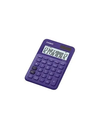 CALC. CASIO MESA MS-20UC-PL 12 DIGITOS MORADO