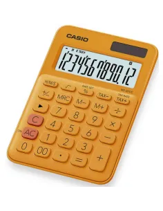 CALC. CASIO MESA MS-20UC-RG 12 DIGITOS NARANJA