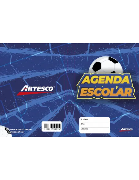 AGENDA ESCOLAR ARTESCO