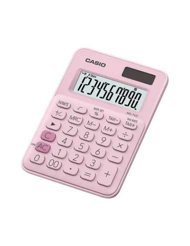 CALC. CASIO MESA MS-7UC-PK 10 DIG ROSADO