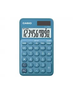 CALC. CASIO MESA SL-310UC-BU 10 DIG TURQUESA