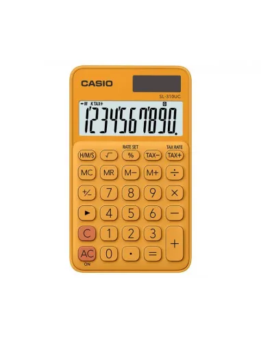 CALC. CASIO MESA SL-310UC-RG 10 DIG NARANJA
