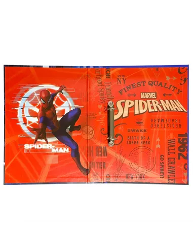 CARPETA IDEAL 2 ARGOLLAS SPIDERMAN