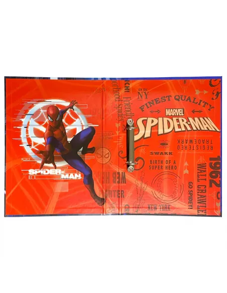 CARPETA IDEAL 2 ARGOLLAS SPIDERMAN